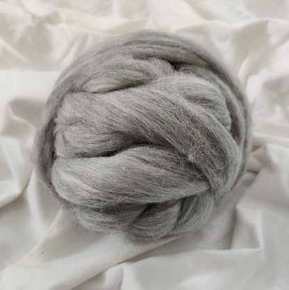 Light gray merino wool yarn